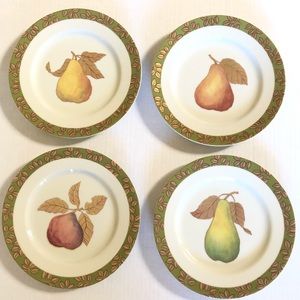 Crate and Barrel Dessert Plates